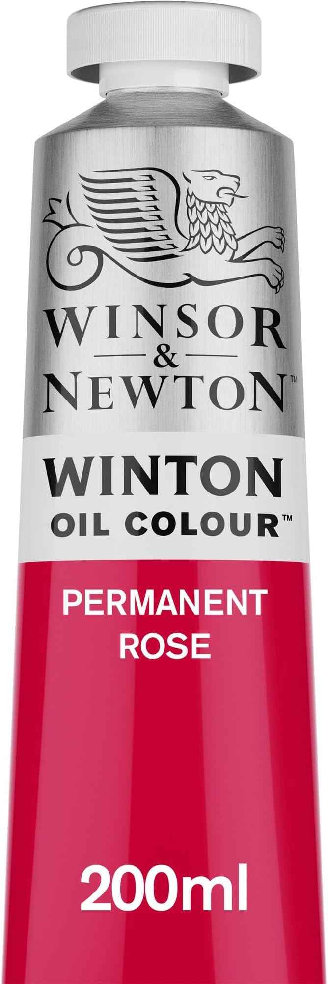 Winsor & Newton Winton Oil Color, 200ml (6.75-oz) Tube, Permanent Rose