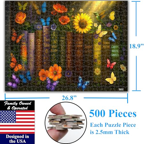Enchanted Library 500 Pieces Very Large Pieces Jigsaw Puzzle