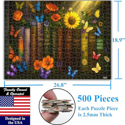 Enchanted Library 500 Pieces Very Large Pieces Jigsaw Puzzle