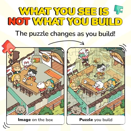 Jigsaw Puzzles 1000 Pieces with Storytelling Comics (1000 Count)