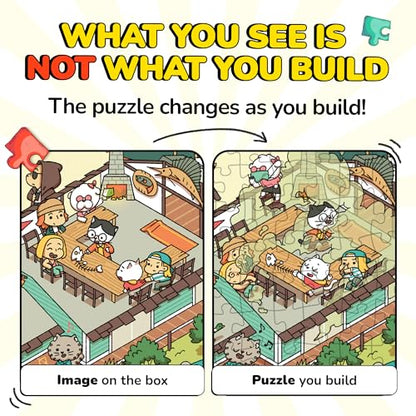 Jigsaw Puzzles 1000 Pieces with Storytelling Comics (1000 Count)