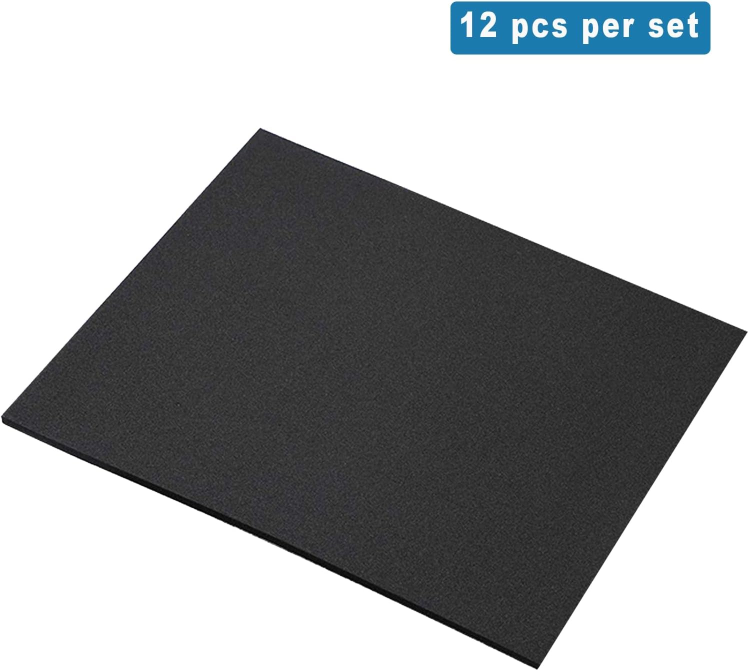 QIDIWIN EVA Foam Craft Sheets - 9x12 Inch 2mm Thick Versatile Non-Adhesive Foam for DIY, Cosplay, Scrapbooking, Classroom Projects - Durable, Flexible, Perfect for Crafting, 12 Pack(Black) - Crafty Corner