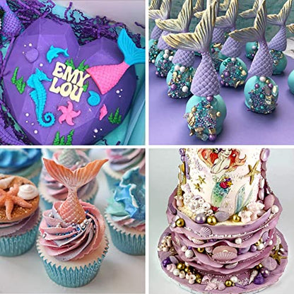 Mermaid Theme Cake Fondant Mold