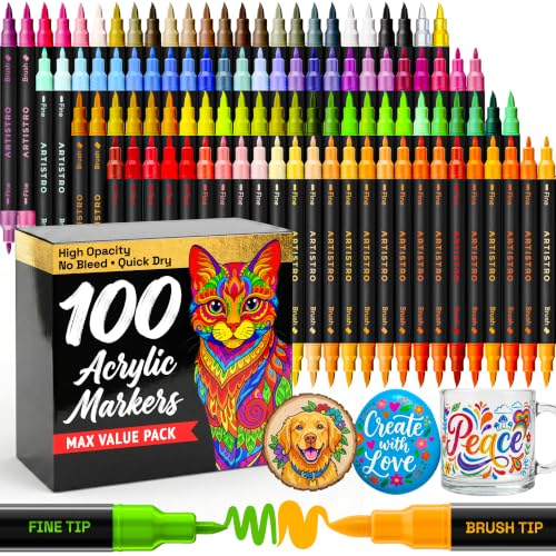 100 Acrylic Dual (100 Count)