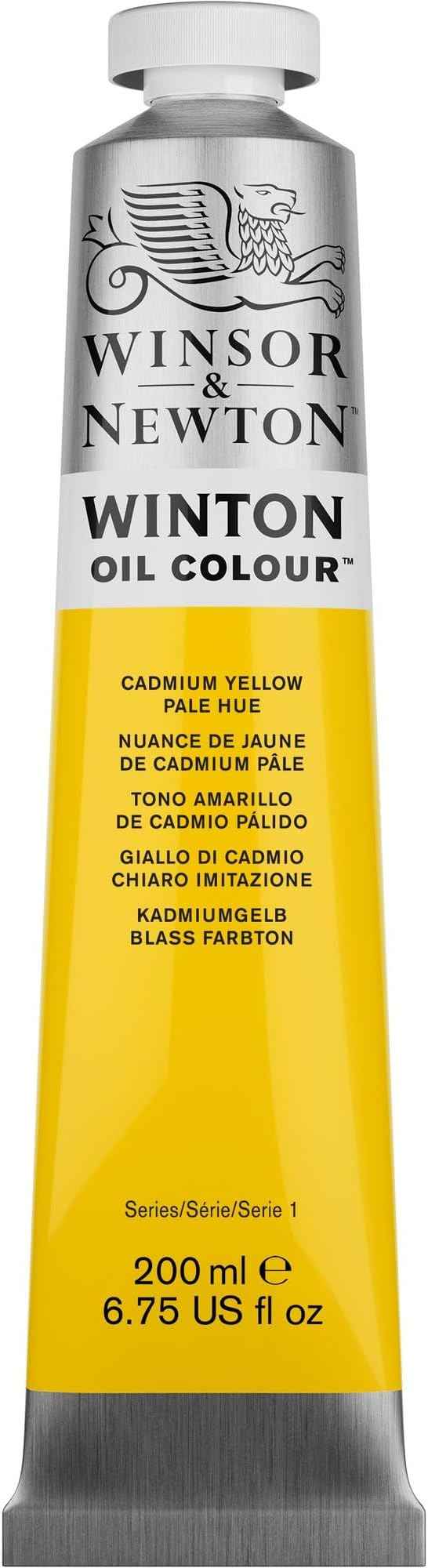 Winsor & Newton Winton Oil Color, 200ml (6.75-oz) Tube, Cadmium Yellow Pale Hue