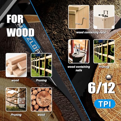 35 Pack Reciprocating Saw Blades Set (35 Count)