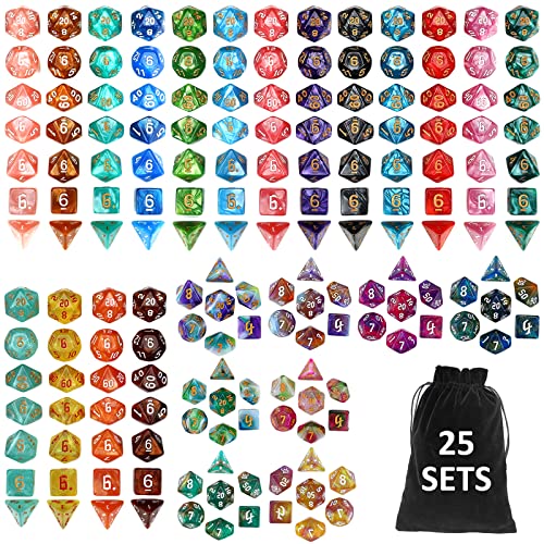 DND Dice Set 25 X 7 (25 Count)