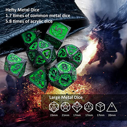 Metal DND Dice Set