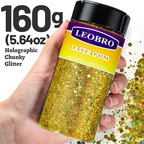 Gold Glitter 160g (5.64 Ounce)