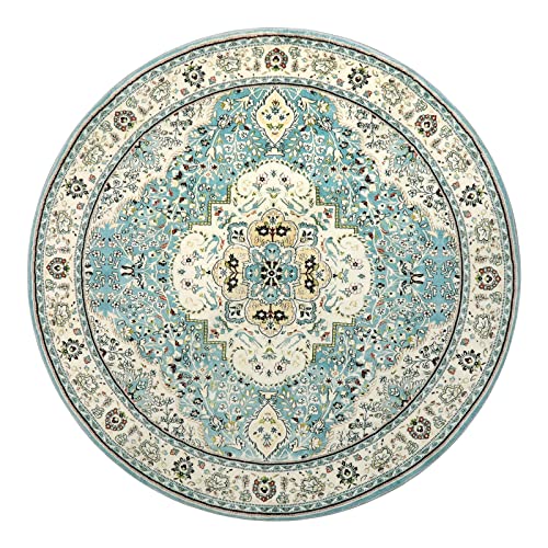 Felice Floral Medallion Round Rug