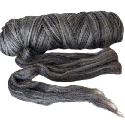 Multi Colored Natural Wool roving 1 lb. Best Wool for Needle Felting