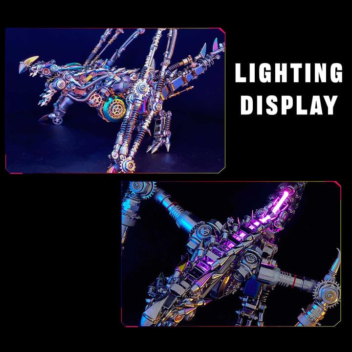 Western Dragon 3D Metal Puzzles for Adults (1300 Count)