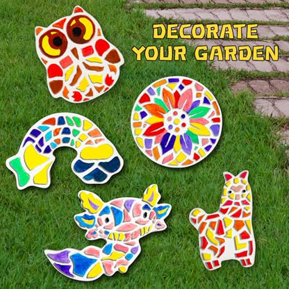 8Pcs Stepping Stones Painting Craft Kit for Kids 4 8 6