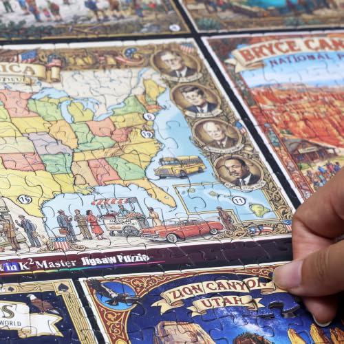 America the Beautiful 1000 Pieces Large Format Jigsaw Puzzle