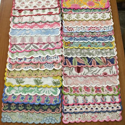 Hand Block Print Cloth Napkins (4 Count)