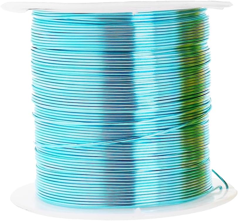 Mandala Crafts 20 Gauge Anodized Aluminum Craft Wire for Jewelry Making - 400 FT Colored Flexible Pastel Wire - Bendable for Bonsai Armature Crafting Sculpting - Crafty Corner