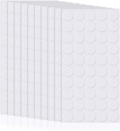 Zonon 500 Pcs Double Sided Adhesive Dots Clear Glue Point Tape Stickers Balloon Glue Round Mini No Traces Adhesive Sticker Dot Sticker for Classroom Decor Craft DIY Office (0.79 Inch/ 20 mm)