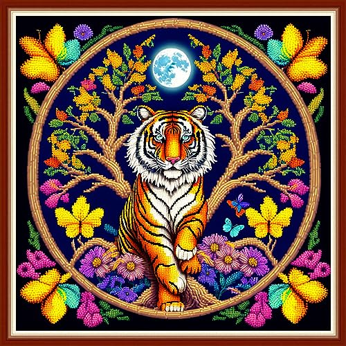 Stamped Cross Stitch Kits Full Range of Embroidery Patterns Starter Kits for Beginners Adult DIY Cross Stitches Needlepoint Kits 11CT