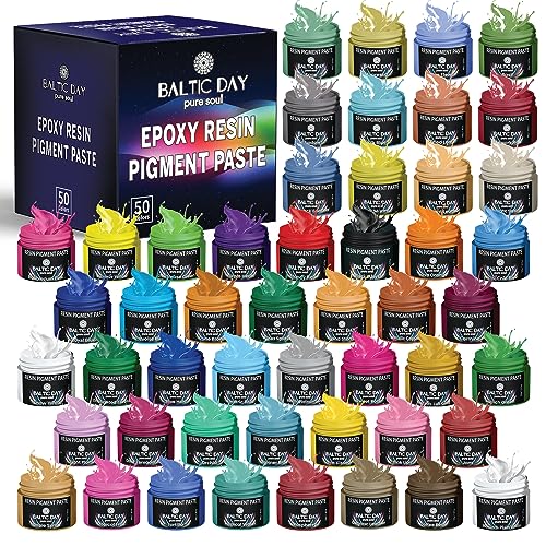 50 Color Epoxy Pigment Paste Set