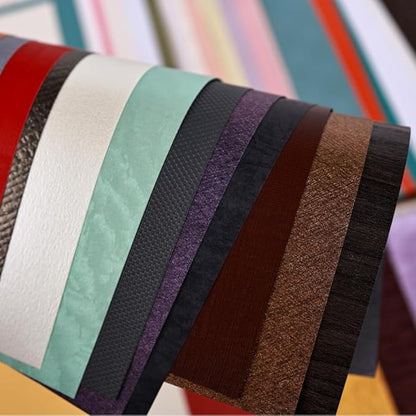 50 Sheets A5 Textured Scrapbook Paper for Crafts, Multi-Color Collage Textured Paper Pearlescent Crafting for Card making, Scrapbooking, Origami, Scrap Book