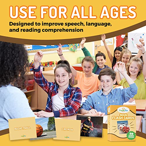 50 Noun Flash Cards