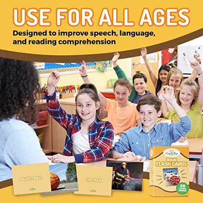 50 Noun Flash Cards