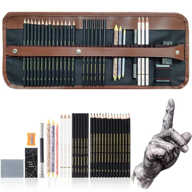 31 Drawing Sketching Pencils Kit
