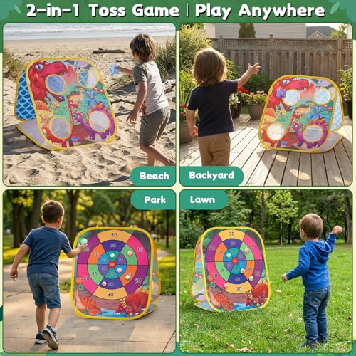 Dinosaur Bean Bag Toss Game