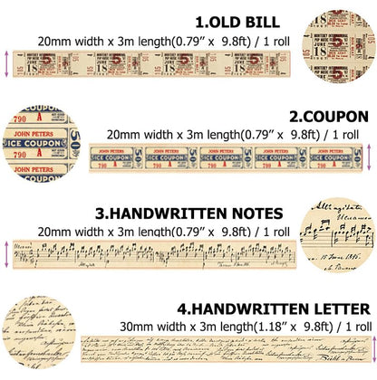 10 Rolls Totally 98ft (98 Foot)