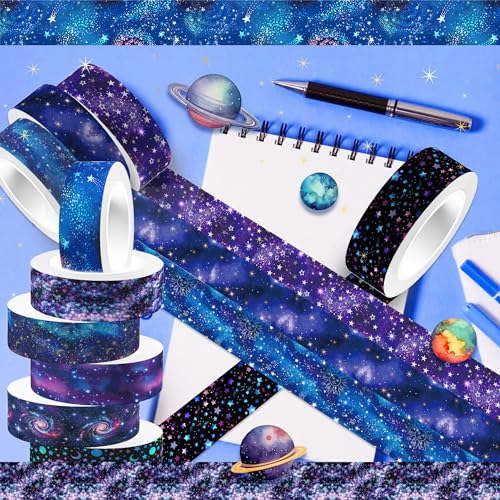 12 Rolls Starry Sky Washi Tape Set (12 Count)