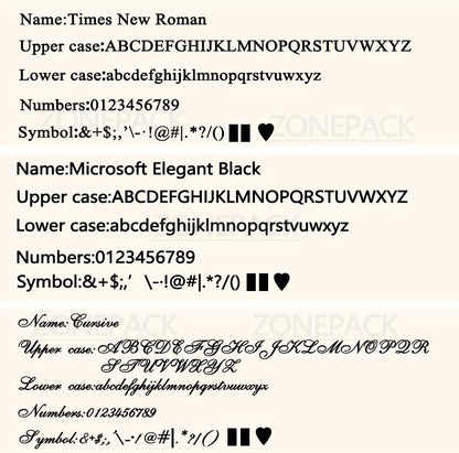 ZONEPACK Copper Brass Stamping Flexible Alphabet Number Symbol Character Stamp Mold Letter Positioning Plate DIY for Hot Foil Stamping Machine (26PCS Lowercase Times New Roman)