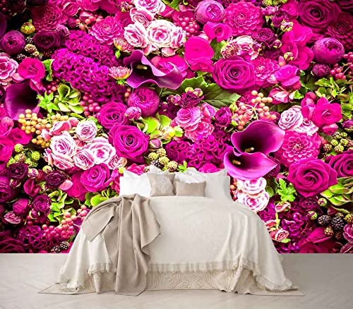 Rose Wall Mural Floral Photo Wallpaper
