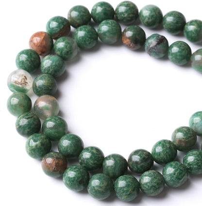 36PCS 10MM Rhyosite Stone Beads Energy Healing Beads for DIY Jewelry Bracelet Necklace Making for Jewelry Making15Inch…