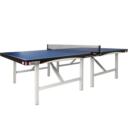 Butterfly Europa 25 Ping Pong Table—Indoor Game Table—ITTF Approved Table Tennis Table For Tournament, Club, Home, Institution—Professional Ping Pong Net Included—Very Compact Storage