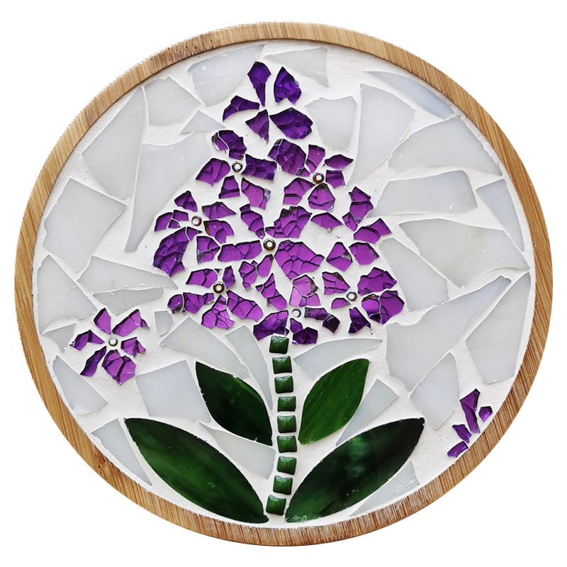 1.5lb Mosaic Tiles Assorted Iridescent Crystal Glass Mosaic Tile for Crafts