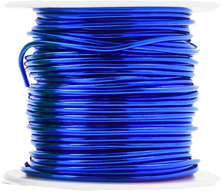 Mandala Crafts 16 Gauge Anodized Aluminum Craft Wire for Jewelry Making - 400 FT Colored Flexible Rainbow Wire - Bendable for Bonsai Armature Crafting Sculpting - Crafty Corner