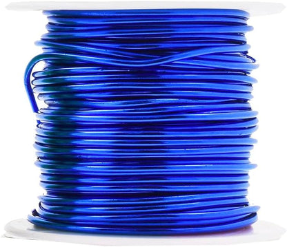 Mandala Crafts 16 Gauge Anodized Aluminum Craft Wire for Jewelry Making - 400 FT Colored Flexible Rainbow Wire - Bendable for Bonsai Armature Crafting Sculpting - Crafty Corner