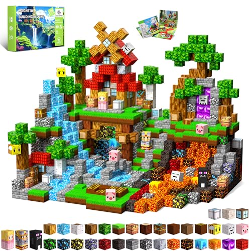 208PCS Magnetic Blocks (208 Count)