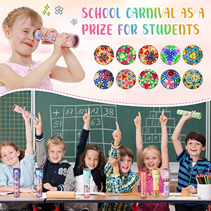 15 Pcs Classic Kaleidoscopes Kids Birthday Party Favor Old Fashioned Vintage Educational Toys Stocking Stuffers Goodie Bag Fillers for Classroom School Return Gifts Carnival Prizes (15 Count)