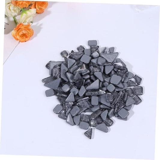 DIY Crystal Glass Irregular Tiles Supplies Craft Gem Stones