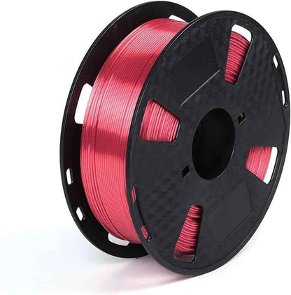 Red Silk PLA 3D Filament 1.75mm, 500g/1Kg Options, Silky Shine, Compatible for 3D Printers & 3D Pens(Red 1000g)