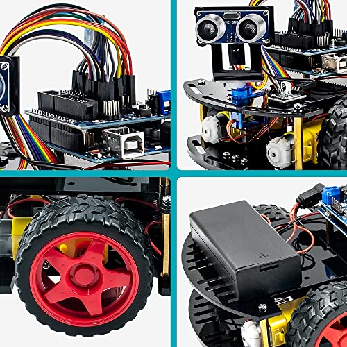 Smart Robot Car R3 Project Kit Compatible with Arduino IDE