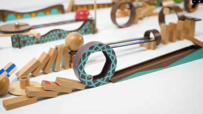DJECO - Zig & Go 48-Piece Set - Building Intricate Marble Tracks - Stimulates Creative Thinking - Engaging Play for Intellectual Growth - Educational STEM Learning - Ages 8+ Years