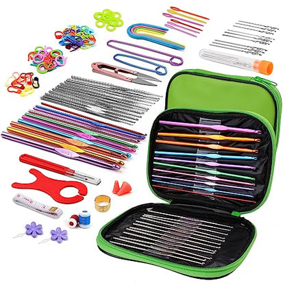 110 Pcs Crochet Hooks Set 0.6