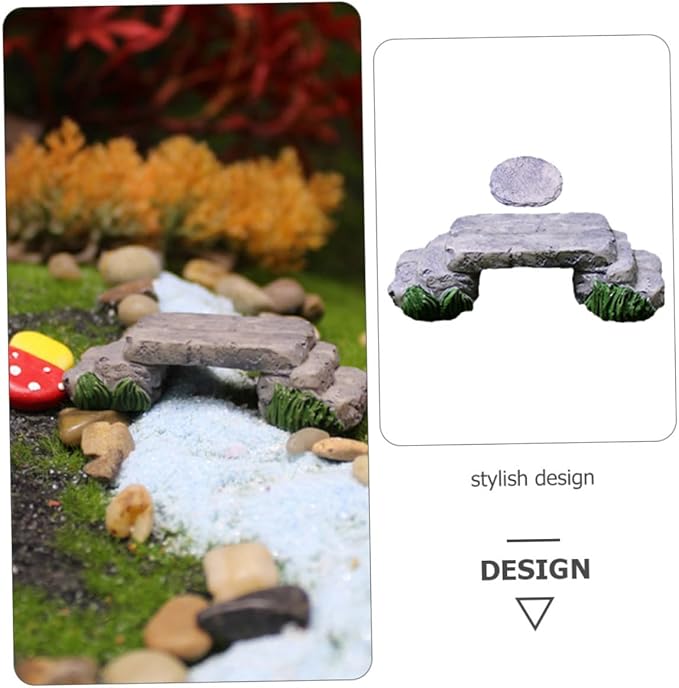 DIY Mini Mushroom Pedal Ornament Fairy Garden Decor for Outside Stepping Stone Kit