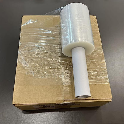 4 Pack Industrial Mini Clear Stretch Wrap Film 80 Gauge 5.1" 1000ft for Pallet Wrap