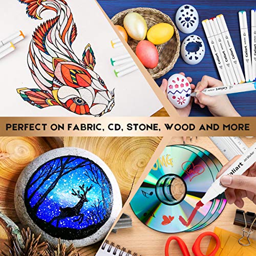 Alcohol Markers 168 Colors Dual Tip Art Markers for Adult Coloring