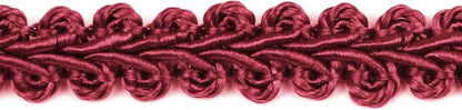 BEL AVENIR Braid Trim 1/2 inch 13.6 Yards French Gimp Basic Sewing Polyester DIY Crafts Costume Home Decorative (Wine) - Crafty Corner
