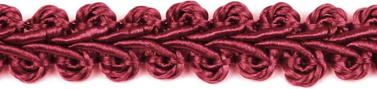BEL AVENIR Braid Trim 1/2 inch 13.6 Yards French Gimp Basic Sewing Polyester DIY Crafts Costume Home Decorative (Wine) - Crafty Corner