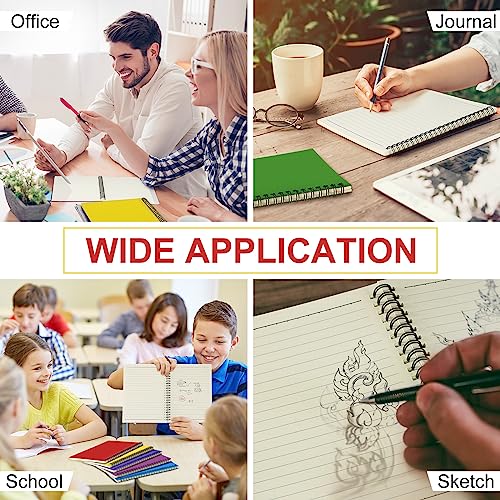 Spiral Notebook College Ruled Journals Notebooks Lined 8.3 x 5.5 Inch Note Books Bulk A5 Writing Notebooks Thick Paper Notebook for Office Business School Supplies